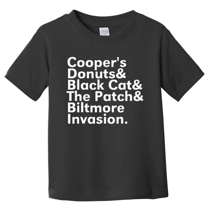 CooperS Donuts & Black Cat & The Patch Toddler T-Shirt