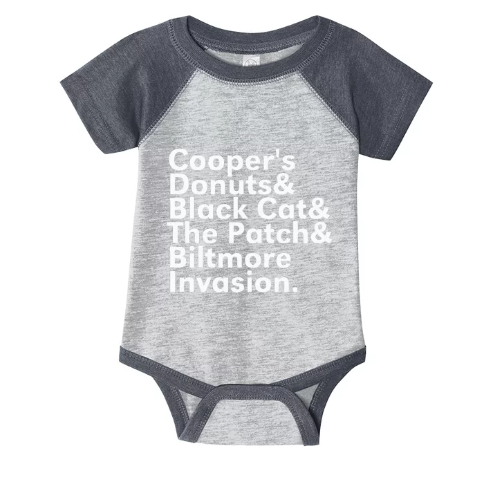 CooperS Donuts & Black Cat & The Patch Infant Baby Jersey Bodysuit