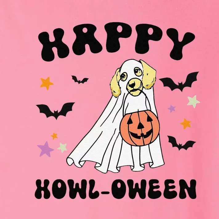 Cream Dachshund Boo Dog Lover Happy Halloween Toddler Long Sleeve Shirt