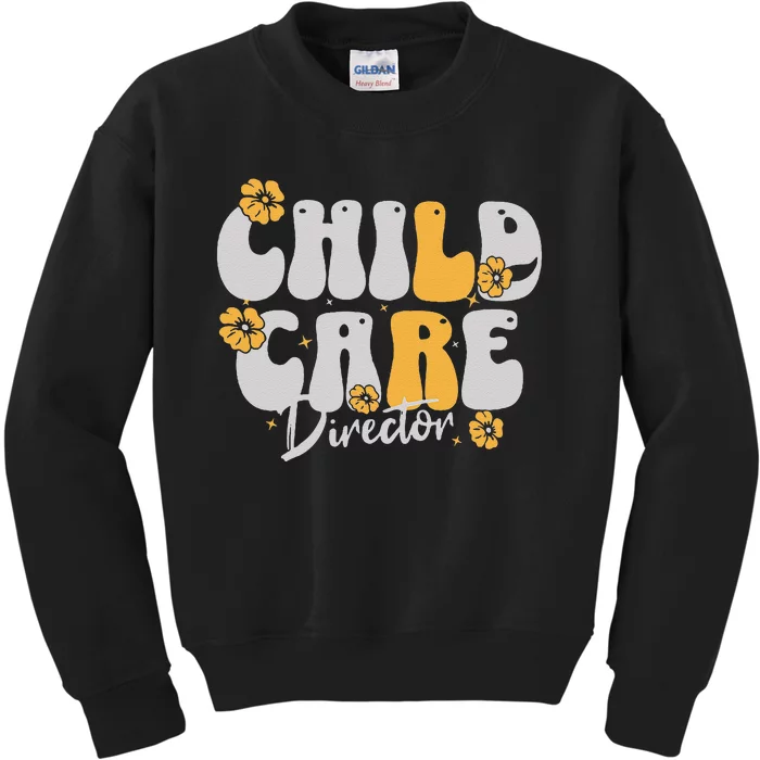 Creative Director Brew Hub Meeting Hub Guide To Childcare Kids Sweatshirt