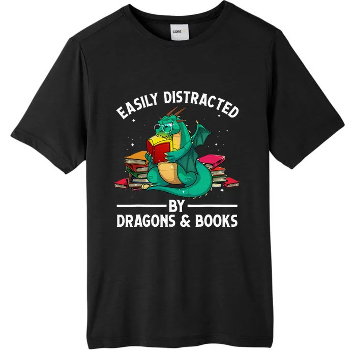 Cute Dragon Book Design For Dragon Book Lover ChromaSoft Performance T-Shirt