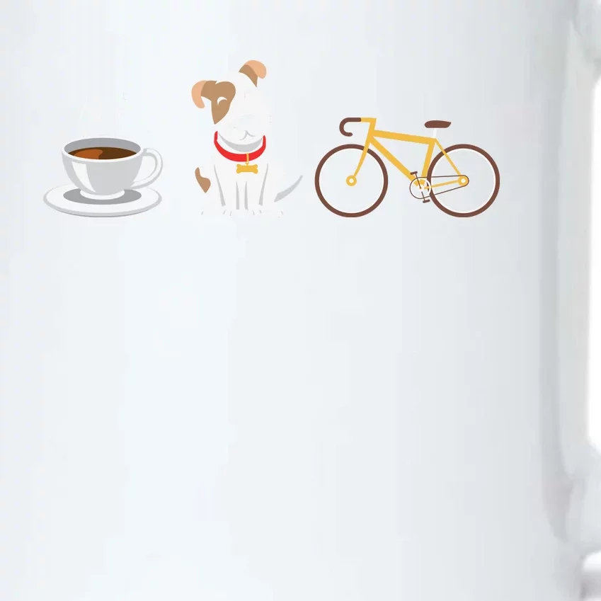 Coffee Dog Bicycle For Dog Lovers Coffee Lovers Bike Lovers Black Color Changing Mug