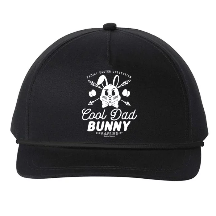 Cool Dad Bunny Matching Family Outfit Easter Party Pajama Cool Gift Snapback Five-Panel Rope Hat