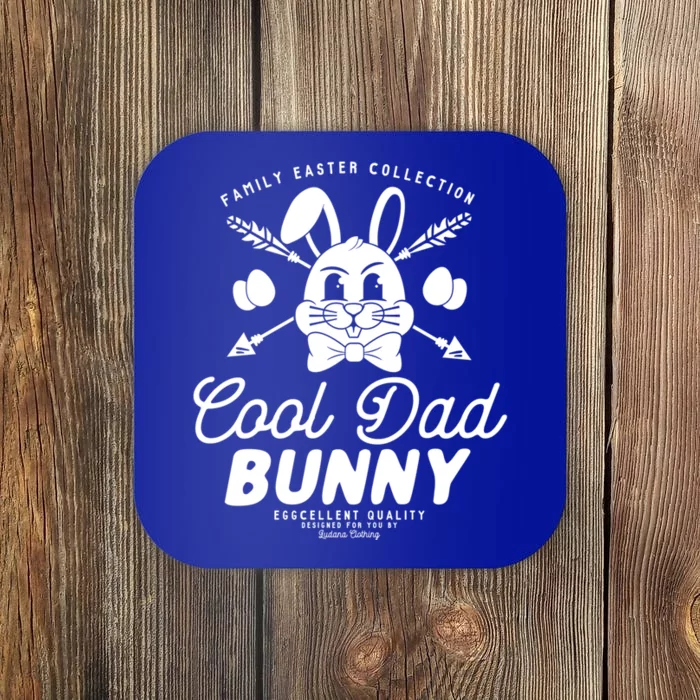 Cool Dad Bunny Matching Family Outfit Easter Party Pajama Cool Gift Coaster