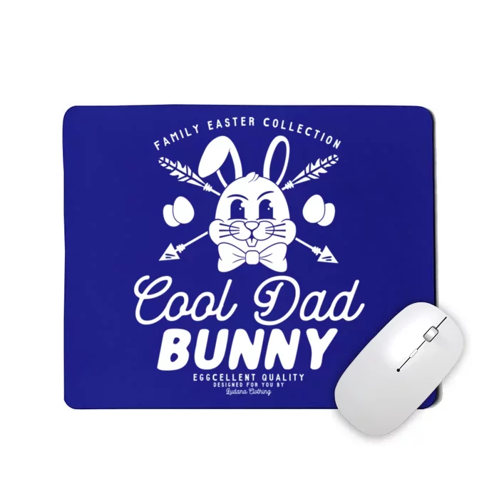 Cool Dad Bunny Matching Family Outfit Easter Party Pajama Cool Gift Mousepad