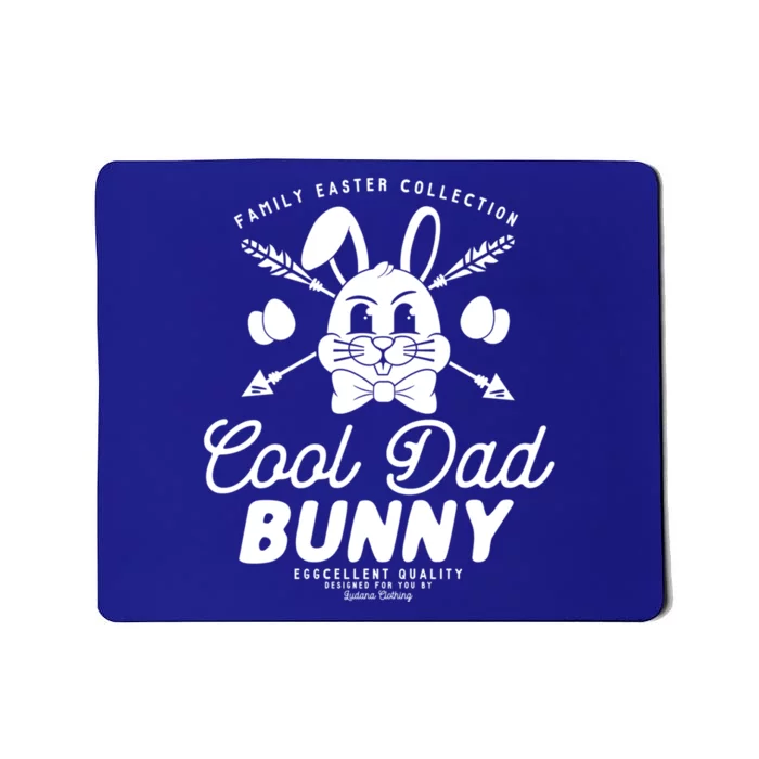 Cool Dad Bunny Matching Family Outfit Easter Party Pajama Cool Gift Mousepad