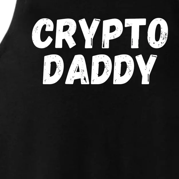 Crypto Daddy, Bitcoin Dad, Plan B, HODL Bitcoin, Blockchain Dad Ladies Tri-Blend Wicking Tank