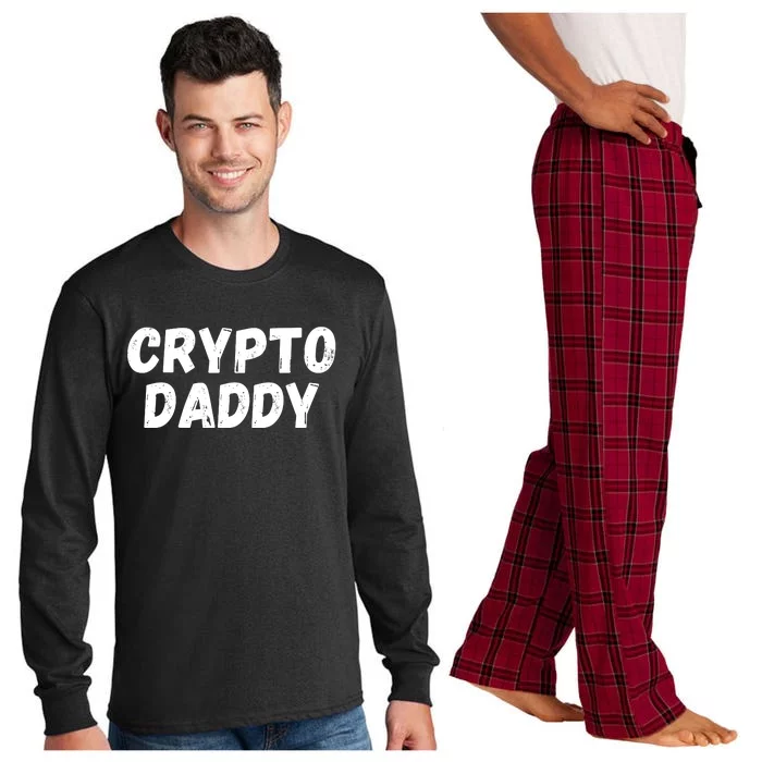 Crypto Daddy, Bitcoin Dad, Plan B, HODL Bitcoin, Blockchain Dad Long Sleeve Pajama Set