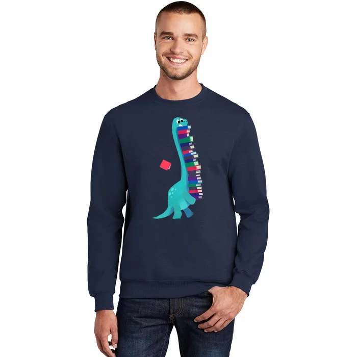 Cute Dinosaur Book Reading Sweatshirt