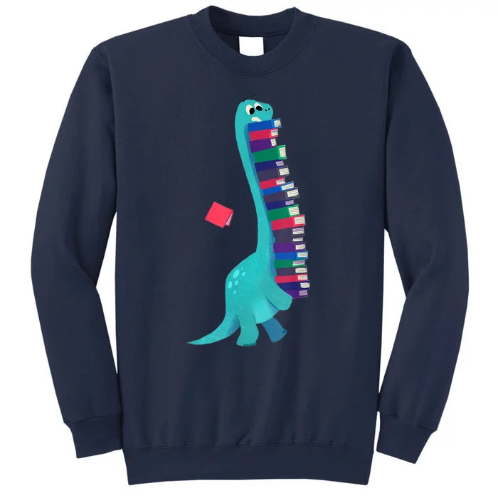 Cute Dinosaur Book Reading Sweatshirt