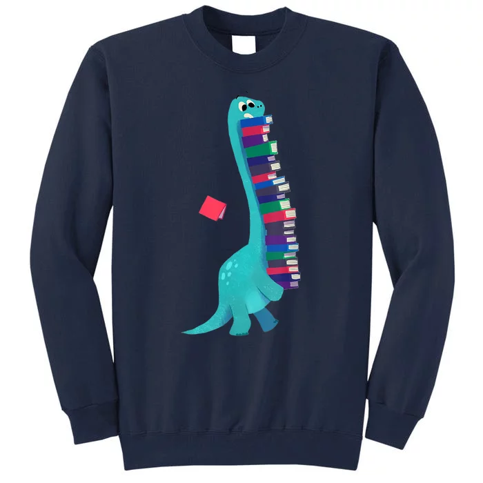 Cute Dinosaur Book Reading Tall Sweatshirt