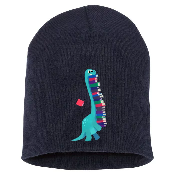 Cute Dinosaur Book Reading Short Acrylic Beanie