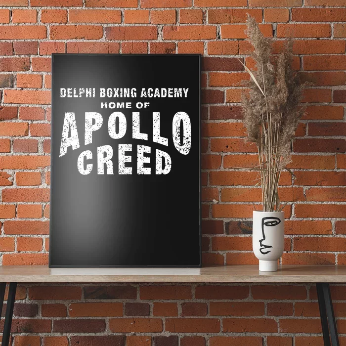 Creed Delphi Boxing Academy Home Of Apollo Creed Logo Poster