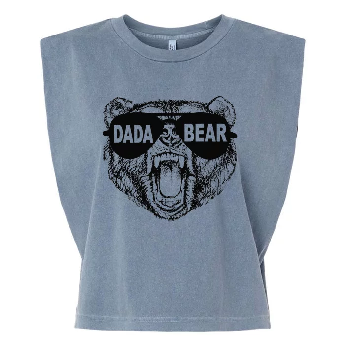 Cool Dada Bear Gift For Father Day Garment-Dyed Women's Muscle Tee