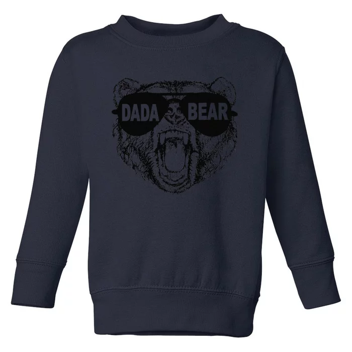 Cool Dada Bear Gift For Father Day Toddler Sweatshirt