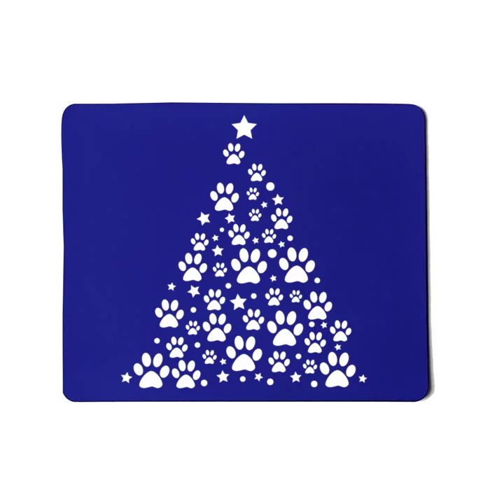 Christmas Dog Bone And Paw Tree Sweatshirt Mousepad