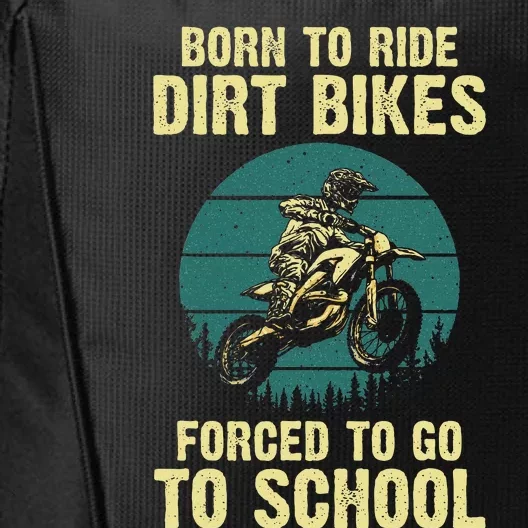 Cute Dirt Bike Art For Women Motorcycle Dirtbike City Backpack