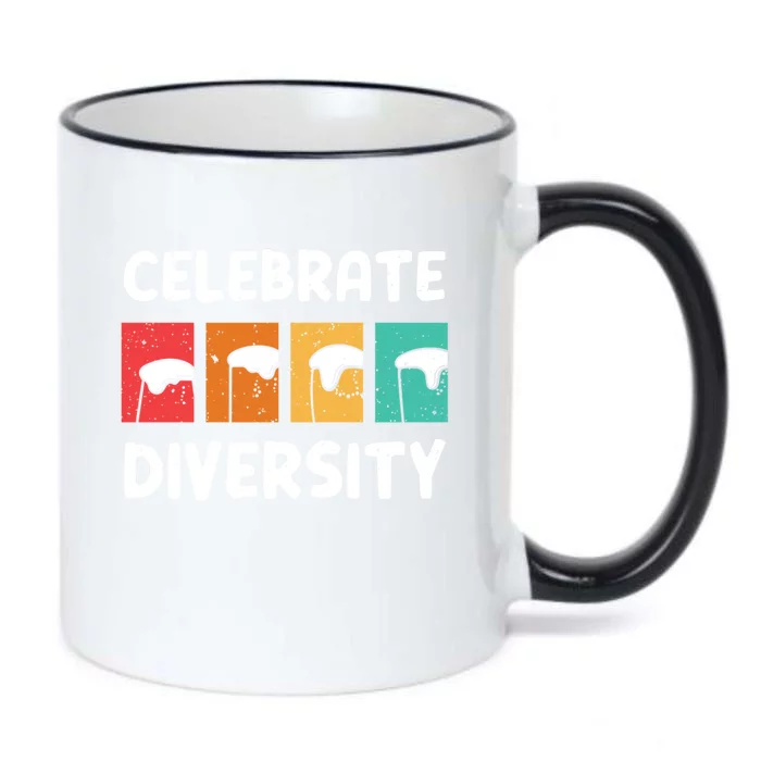 Celebrate Diversity Beer Ing Craft Brewery Great Gift Black Color Changing Mug