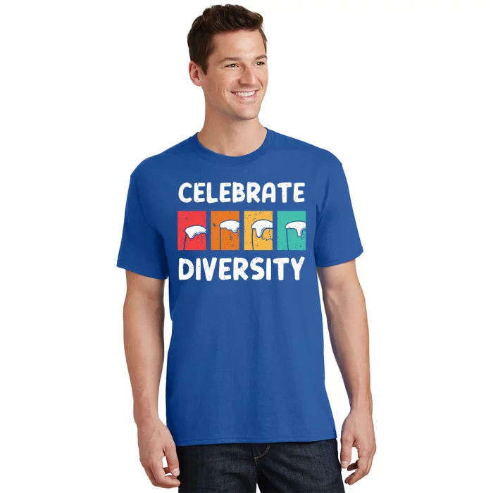 Celebrate Diversity Beer Ing Craft Brewery Great Gift T-Shirt