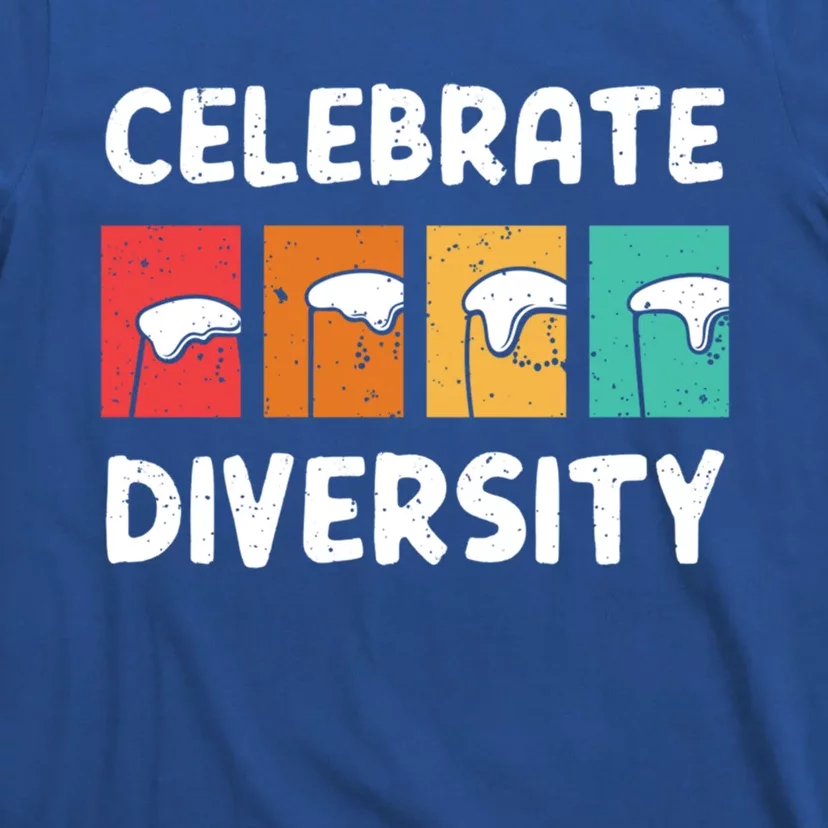 Celebrate Diversity Beer Ing Craft Brewery Great Gift T-Shirt