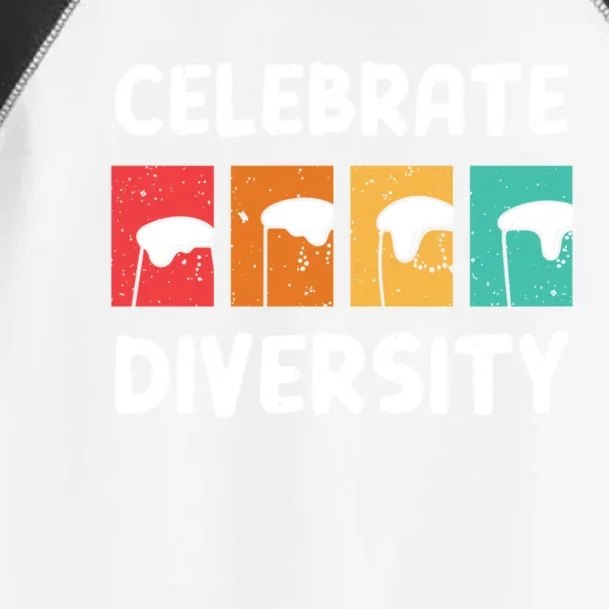 Celebrate Diversity Beer Ing Craft Brewery Great Gift Toddler Fine Jersey T-Shirt