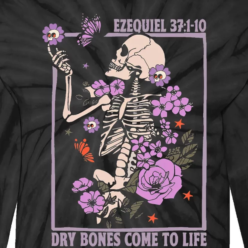 Christian Dry Bones Come To Life Tie-Dye Long Sleeve Shirt