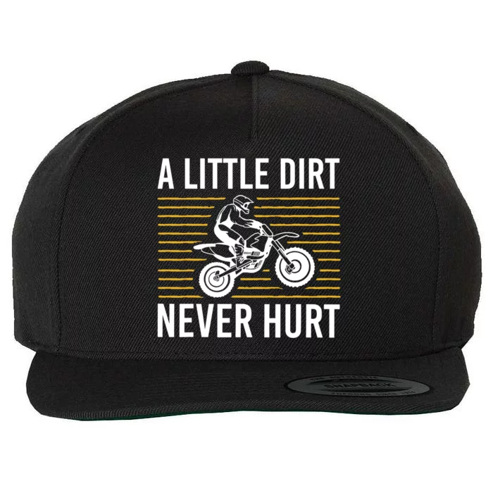 Cool Dirt Bike Art Dirtbike Motorcycle Bike Racing Wool Snapback Cap