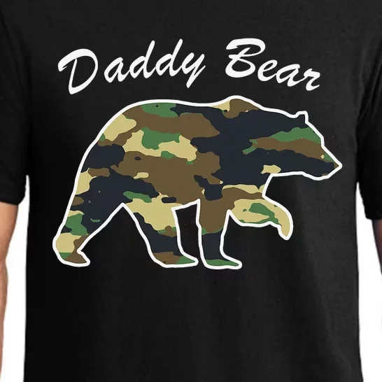 Camouflage Daddy Bear Family Hunting Camo Papa Bear Pajama Pajama Set