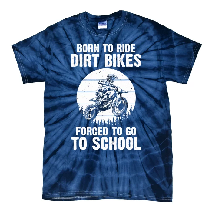 Cute Dirt Bike Art For Motorcycle Dirtbike Racing Tie-Dye T-Shirt