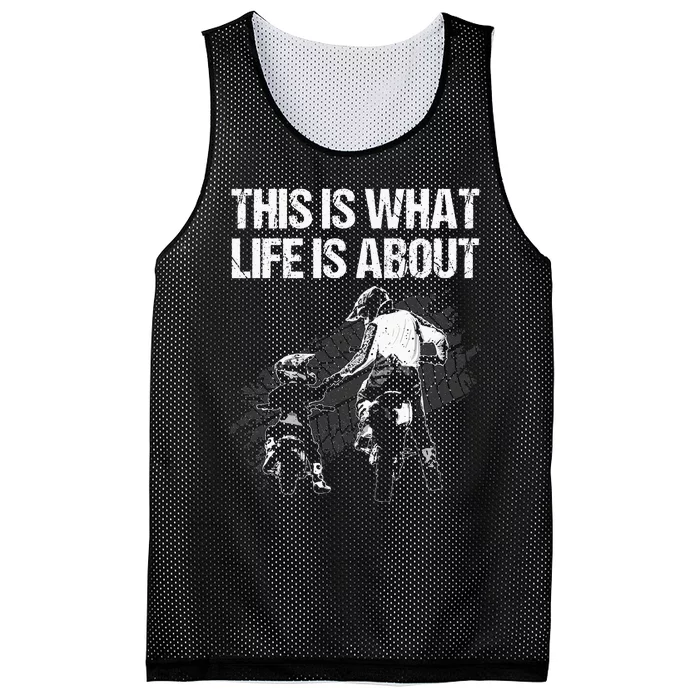 Cute Dirt Bike Art For Father Dirtbike Motorcycle Lovers Mesh Reversible Basketball Jersey Tank