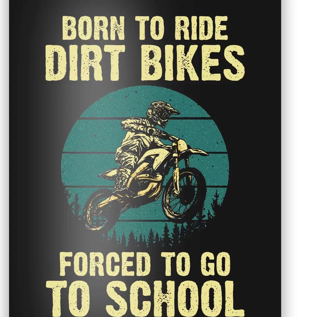 Cute Dirt Bike Art Motorcycle Dirtbike Racing Poster