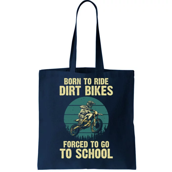 Cute Dirt Bike Art For Motorcycle Dirtbike Racing Tote Bag