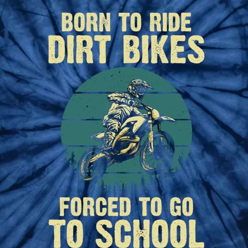 Cute Dirt Bike Art For Motorcycle Dirtbike Racing Tie-Dye T-Shirt