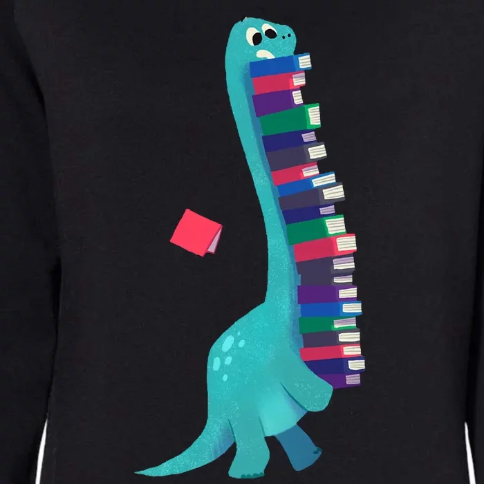 Cute Dinosaur Book Reading Readasaurus Womens California Wash Sweatshirt