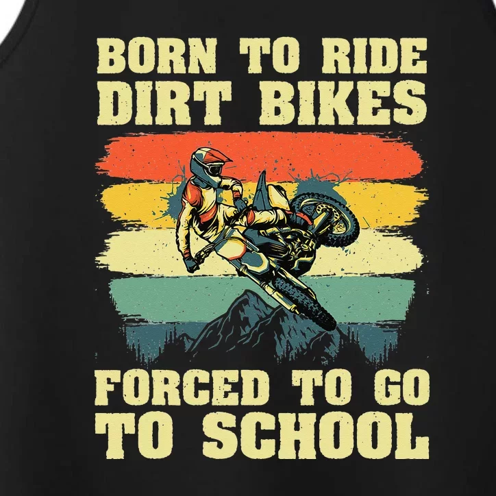 Cool Dirt Bike For Motocross Dirt Bike Lover Performance Tank