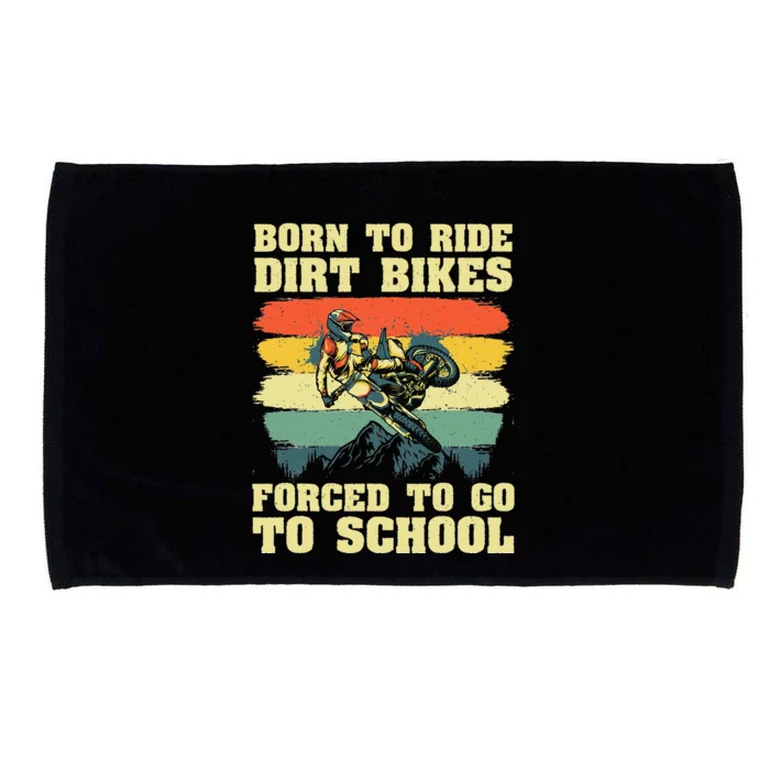 Cool Dirt Bike For Motocross Dirt Bike Lover Microfiber Hand Towel