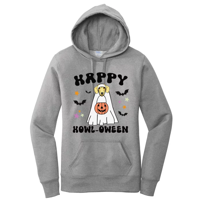 Cream Dachshund Boo Ghost Dog Lover Happy Halloween Women's Pullover Hoodie