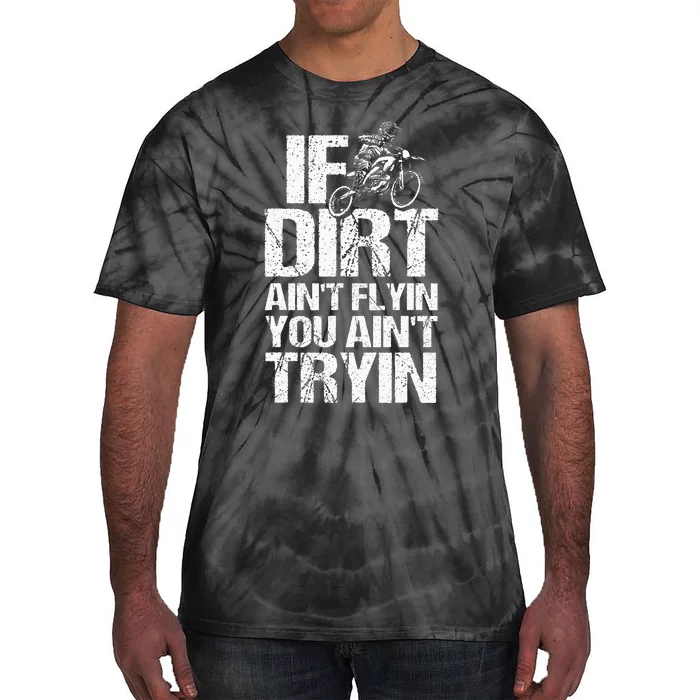 Cool Dirt Bike Art For Dirtbike Motorcycle Racing Tie-Dye T-Shirt