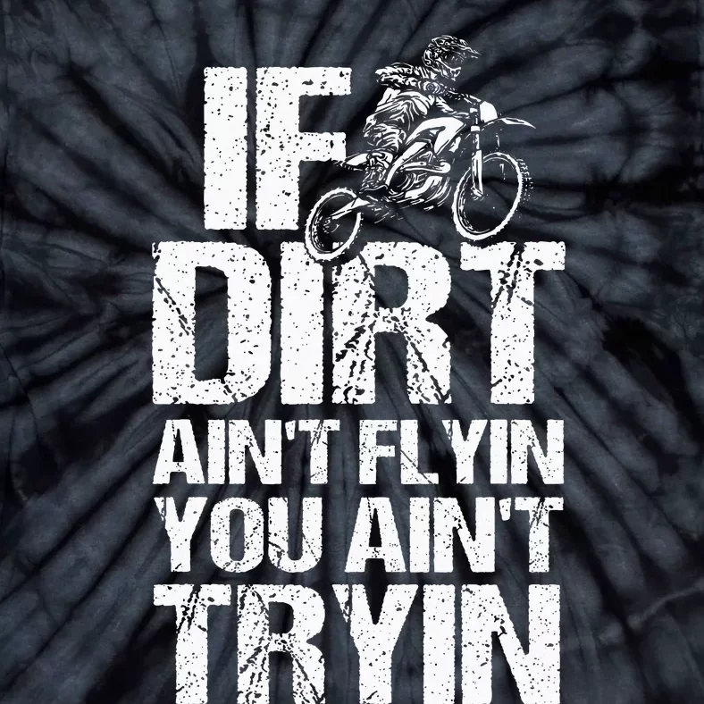 Cool Dirt Bike Art For Dirtbike Motorcycle Racing Tie-Dye T-Shirt