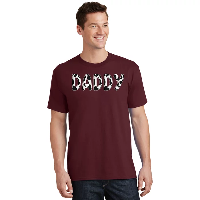 Cow Daddy Birthday Family Matching Fathers Day T-Shirt