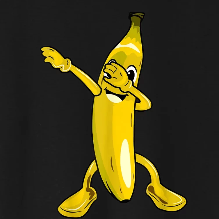 Cool Dab Banana Is Dabbing | Cute Dab Fruit Lover Women's Crop Top Tee