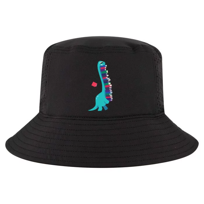 Cute Dinosaur Book Reading Cool Comfort Performance Bucket Hat