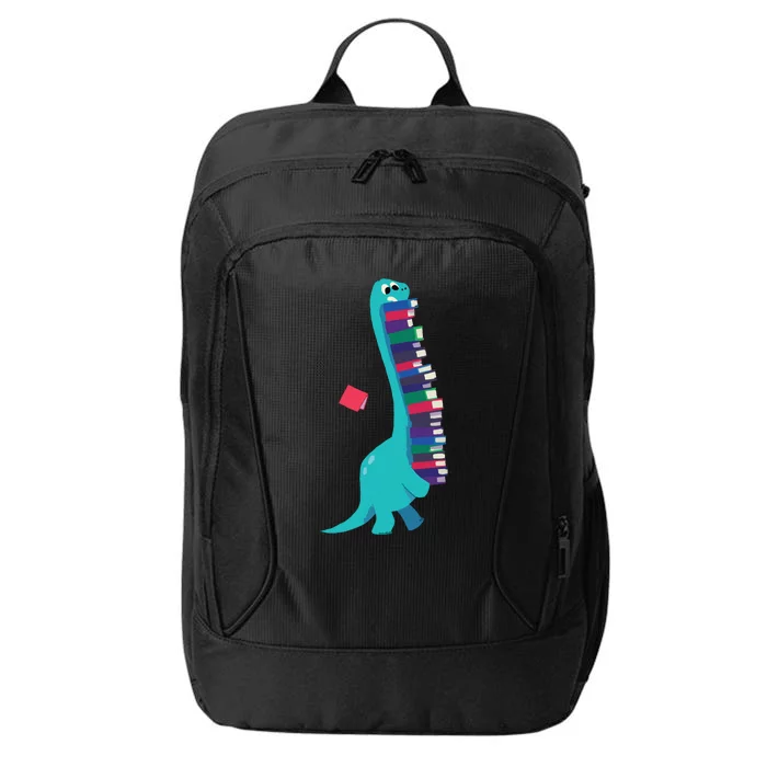 Cute Dinosaur Book Reading City Backpack