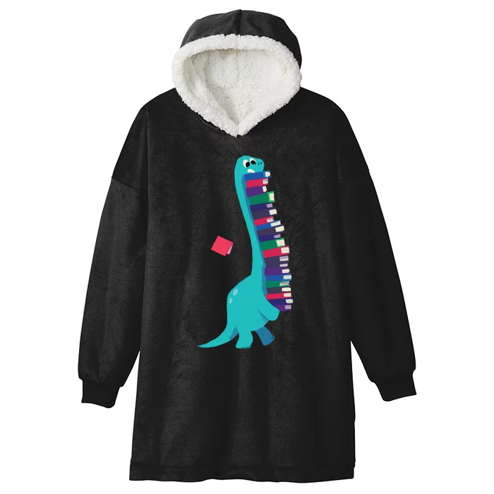 Cute Dinosaur Book Reading Hooded Wearable Blanket