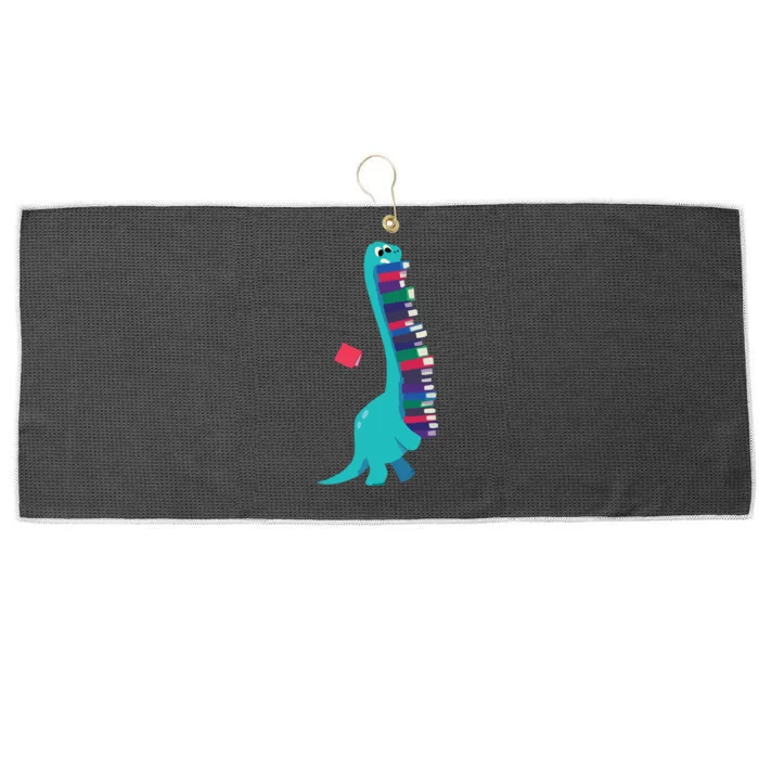 Cute Dinosaur Book Reading Large Microfiber Waffle Golf Towel