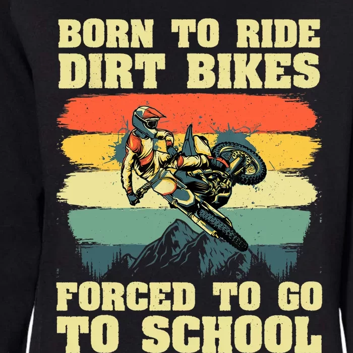 Cool Dirt Bike For Motocross Dirt Bike Lover Womens California Wash Sweatshirt