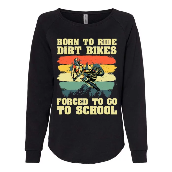 Cool Dirt Bike For Motocross Dirt Bike Lover Womens California Wash Sweatshirt