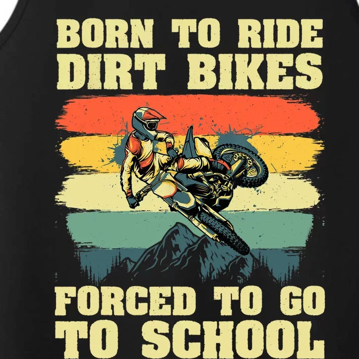 Cool Dirt Bike For Motocross Dirt Bike Lover Performance Tank