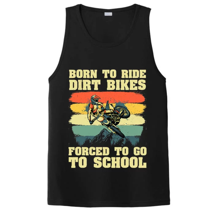 Cool Dirt Bike For Motocross Dirt Bike Lover Performance Tank