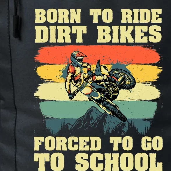 Cool Dirt Bike For Motocross Dirt Bike Lover Daily Commute Backpack